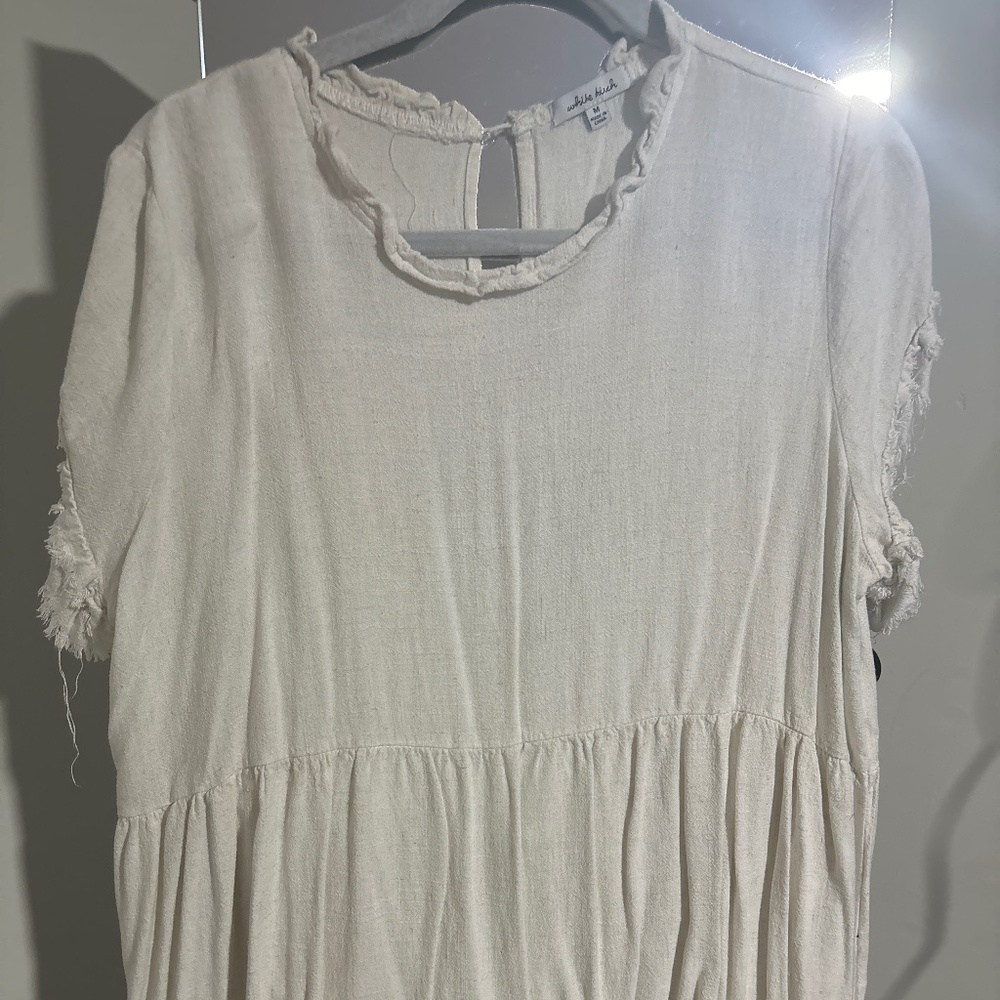 White Birch baby doll top